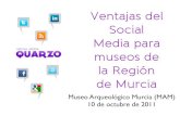 Social media para museos de la Región de Murcia