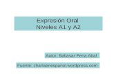 Examen oral A1+ A2