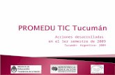 Acciones TIC Tucuman a Octubre 2009