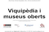 Viquipèdia i museus oberts