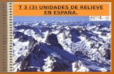 T 3 (3) Unidades de relieve en España.
