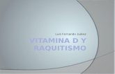 Fisiología vitamina d y Raquitismo