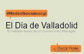 Oscar Fraile: La figura del Community Manager en las Empresas #RedesSocialesCyL