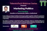 TT Webinar: Marketing Político.