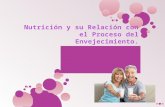 Nutrición y relación con el envejecimiento
