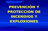 Prevención y protección de incendios y explosiones