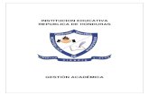 Gestion academica I.E República de Honduras