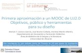 Primera aproximación a un MOOC de LIJ20 Gretel2014