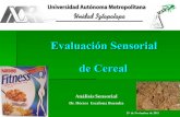 Analisis sensorial de cereales