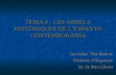 Tema 0.  Les arrels històriques de l'Espanya contemporània.