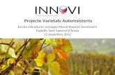 Presentacions jornada projectes innovi varietats autoresistents