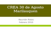 Presentación Crea 30A-ML Luis Firpo