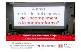 Jornada el català al cinema en la transició nacional 2014. Presentació de Daniel Condeminas