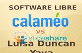 Software libre, calameo vs slideshare