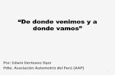 Edwin Derteano Dyer - Asociación Automotriz del Perú - De donde venimos y a donde vamos