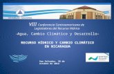 Avances en los procesos de elaboración y discusión de las leyes generales de agua y otras leyes relacionadas - Diputada Benita del Carmen Arbizu Medina, Nicaragua