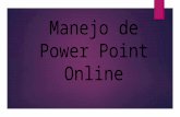 Manejo De Power Point Online  -  III/7 ♥