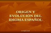 Origen y evolución del idioma español