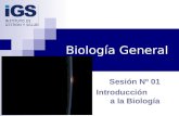 BiologíA General 2008   SesióN 01   IntroduccióN A La BiologíA