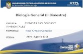 BIOLOGíA GENERAL (II Bimestre Abril Agosto 2011)