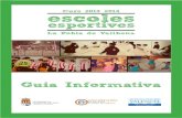Guia escoles esportives la pobla de vallbona 2013-14