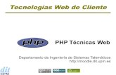 PHP. Tecnologías Web.
