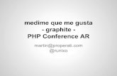 Graphite - PHP Conference AR