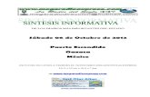 Sintesis informativa 06 10 2012