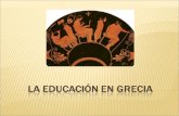 Historia de la educacion en grecia