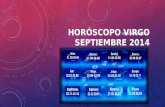 Horóscopo virgo para septiembre 2014
