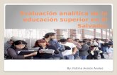 Evaluacion de educacion superior Fatima Avalos