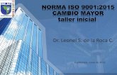 Análisis Norma  Iso 9001-2015