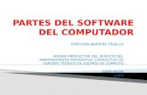 Partes del software del computador