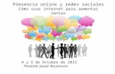 Presencia online y redes sociales seminario 4 octubre 2012