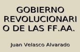 Gob revolucionario ff.aa. Juan Velasco