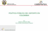 Politica publica del deporte en colombia al 2019 jgs
