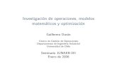 Investigaciòn de operaciones modelos matematicos