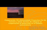 Cooperación TIC-Universidad - PFC - Cooperación