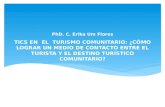 TICS EN  EL  TURISMO COMUNITARIO