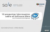 10 preguntas interesantes sobre el software libre - KZgunea