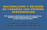 Nacionalismo y religión en Canarias. Una primera aproximación