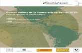 Informe LAPOP de la Cultura política democrática en Bolivia 2012