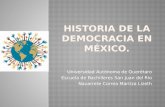 Historia de la democracia en méxico