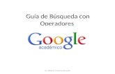 Operadores básicos google academico