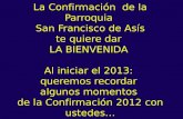 Confirmación San Francisco de Asís 2012