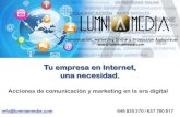 Lumnia Media. Empresa de producción audiovisual para empresas en Valencia