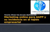 Marketing online para AAPP y su incidencia en el tejido empresarial