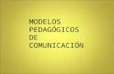 Modelos Pedagógicos de Comunicación
