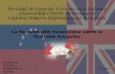 la reclamación venezolana sobre la guayana Esequiba. AmbarRamos