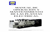 Manual mantenimiento plantas electricas diesel